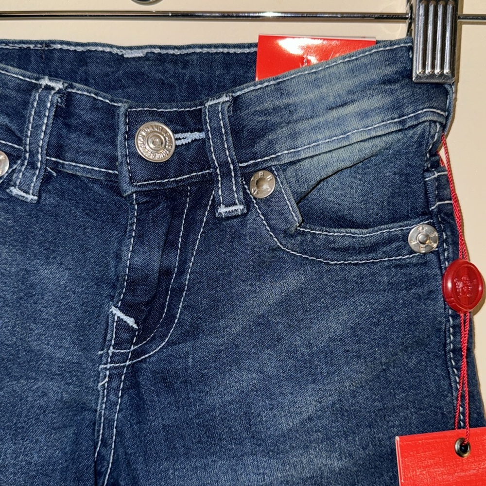 New True Religion The Kids Geno Denim Short - Picture 10 of 16